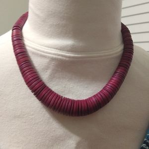 Burgundy color Necklace